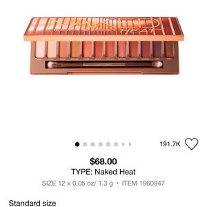 naked urban decay heat pallet